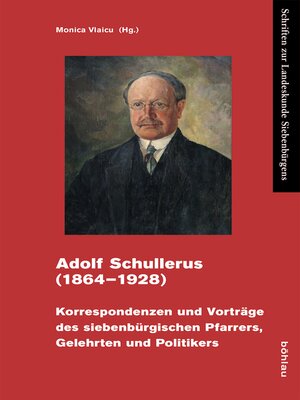 cover image of Adolf Schullerus (1864–1928)